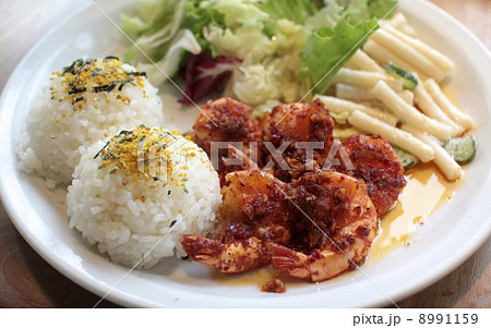 ガーリックシュリンプのワンプレートごはん　ハワイアン料理 8991159