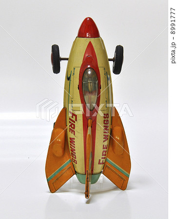 昭和30年代のブリキのおもちゃ ロケットカーの写真素材 [8991777] - PIXTA
