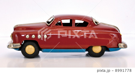 ブリキの車 1950年代 キャデラックセダン オシャレ ディスプレイ 赤色 ブリキの車 1950年代 キャデラックセダン オシャレ ディスプレイ