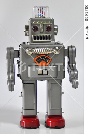 ブリキの大きなロボット スモーキングロボの写真素材 [8991780] - PIXTA