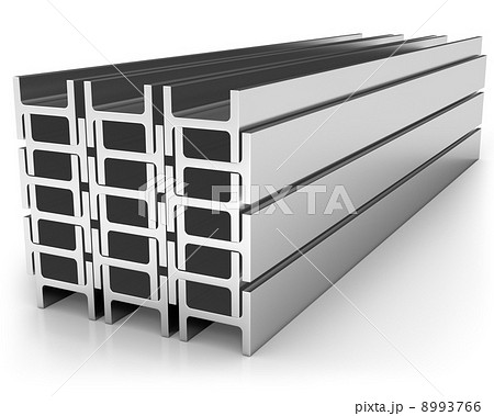 Stack of iron joists 8993766