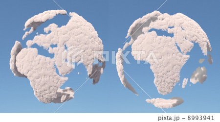 Cloud globe, Europe and africa Cloud globe, Europe and africa 8993941