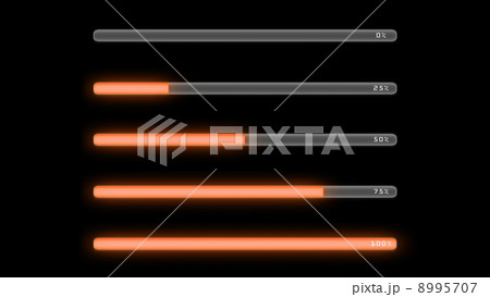 process bar orange dark 8995707