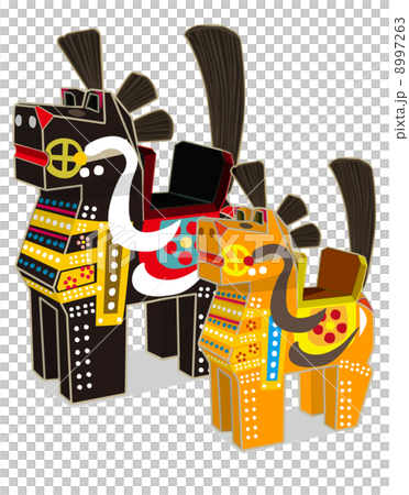 八幡馬黑橙 8997263