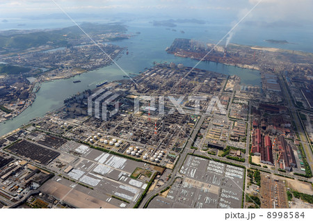 水嶋臨海工業地域を空撮 水嶋臨海工業地域を空撮 8998584