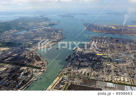 水嶋臨海工業地域を空撮 水嶋臨海工業地域を空撮 8998663