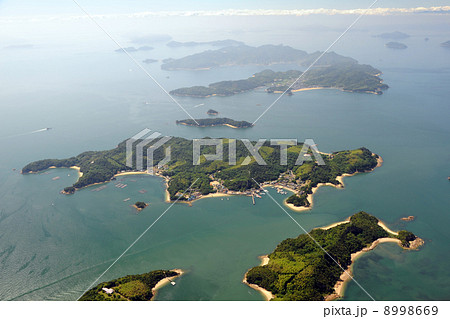 笠岡諸島の高島を空撮 笠岡諸島の高島を空撮 8998669