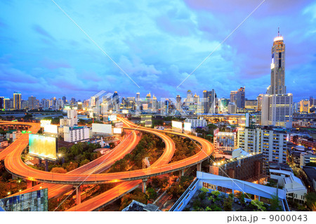 Bangkok downtown at dusk Bangkok downtown at dusk 9000043
