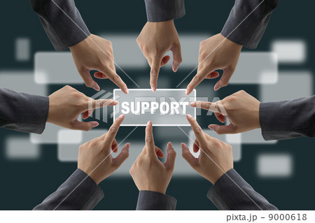 diverse business support team 9000618