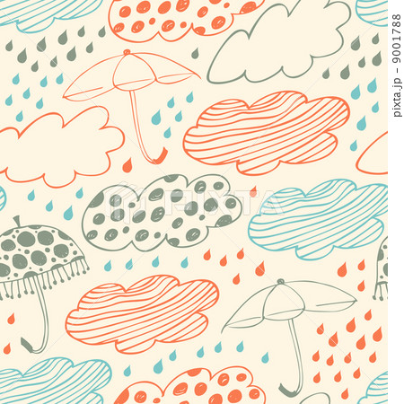 リピート レトロ スクラップブックのイラスト素材