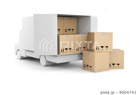 Truck with boxes 9004741