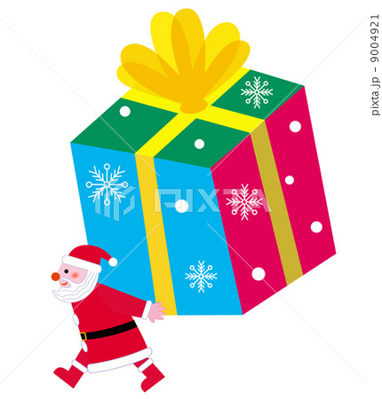 クリスマスプレゼントを運ぶサンタ クリスマスプレゼントを運ぶサンタ 9004921