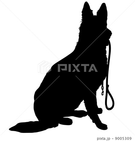 Shepherd with Leash 9005309