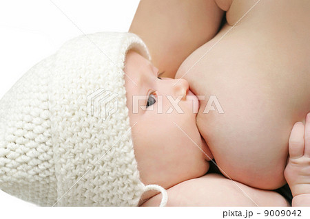 Newborn baby breast feeding Newborn baby breast feeding 9009042