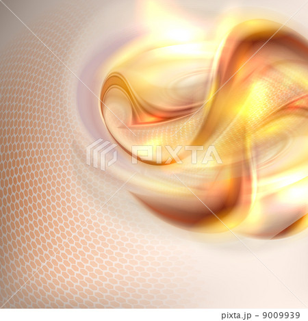 Abstract golden swirl background 9009939