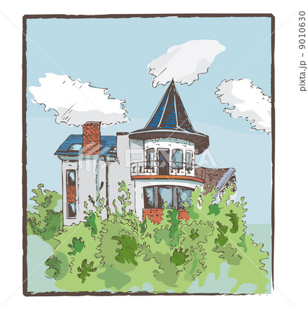 Old building sketch 9010630