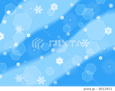 雪の結晶　背景 9012651