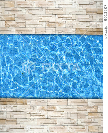modern brick pavement with pool edge background modern brick pavement with pool edge background 9013237
