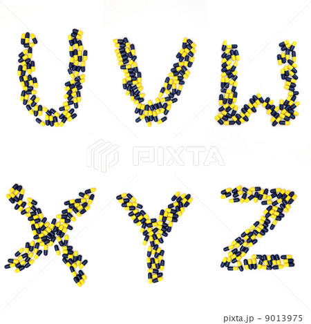 alphabet UVWXYZ capsule 9013975