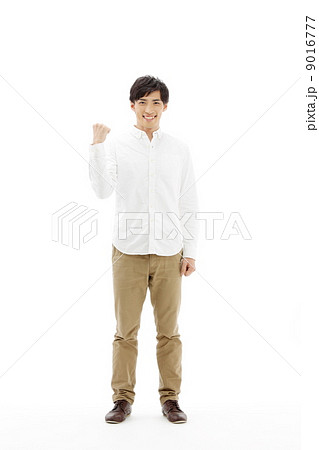 ガッツポーズ（全身） 9016777