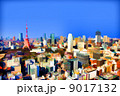 東京のビル群と東京タワー 9017132