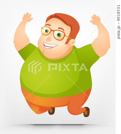 Cheerful Chubby Man Cheerful Chubby Man 9018531