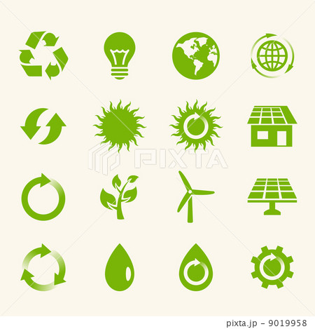 Eco Icon Set. 9019958