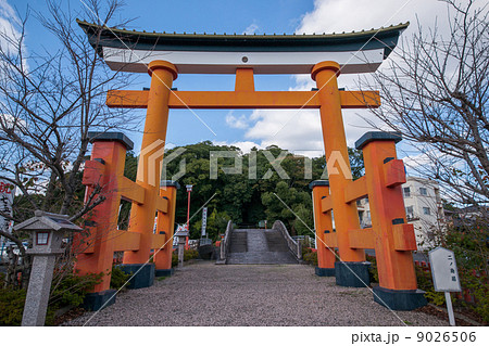 新田神社大鳥居 9026506