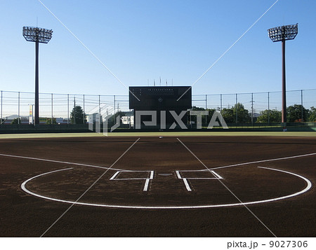 試合前の野球場 試合前の野球場 9027306