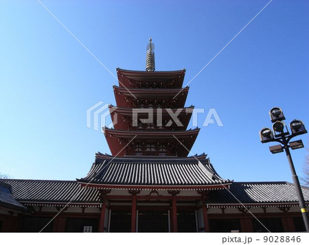 浅草寺 五重塔 浅草寺 五重塔 9028846
