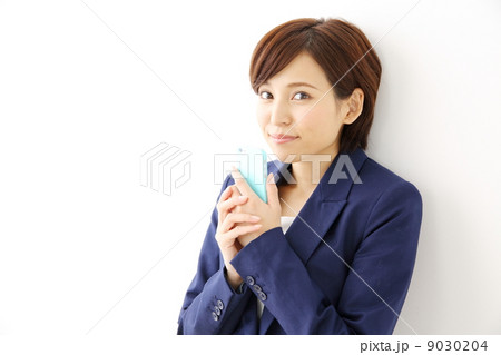 スマートフォン・女性 スマートフォン・女性 9030204