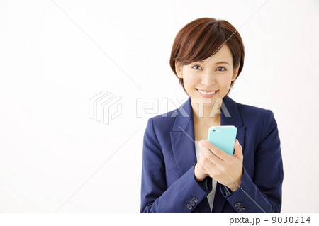 スマートフォン・女性 9030214