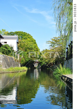 近江八幡の八幡掘の風景04 9033833