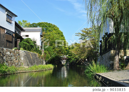 近江八幡の八幡掘の風景05 9033835