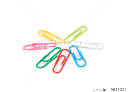 multi-colored paper clips multi-colored paper clips 9035292