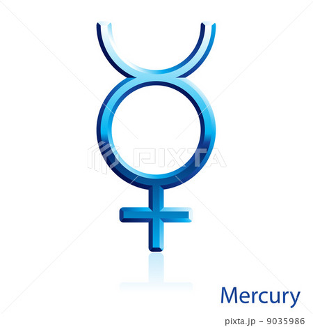 Mercury sign. 9035986