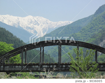 新緑青木川　大鹿村 9036005