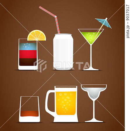 Beverages vector collection Beverages vector collection 9037017