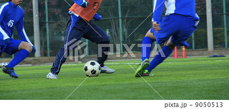 サッカーの画像の写真素材