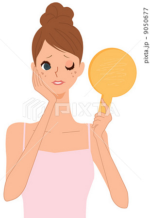 シミに悩む女性 9050677