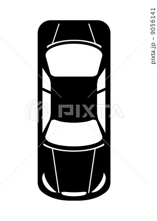 上から見た車のイラスト素材 9056141 Pixta