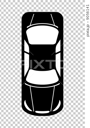 Car Seen From Above Stock Illustration