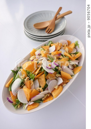 あやめ雪かぶと柿のサラダ 9056704