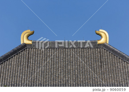東大寺大仏殿の屋根 東大寺大仏殿の屋根 9060059