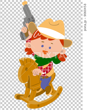 カウボーイ姿の女の子 9060458