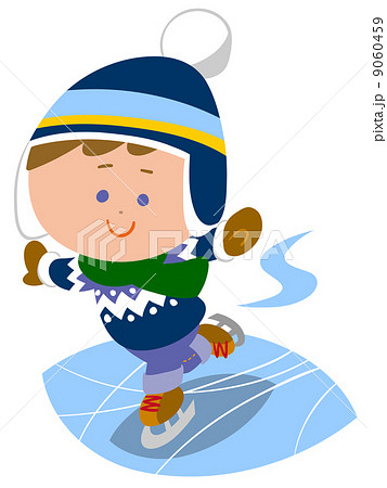 アイススケートを楽しむ子供  9060459