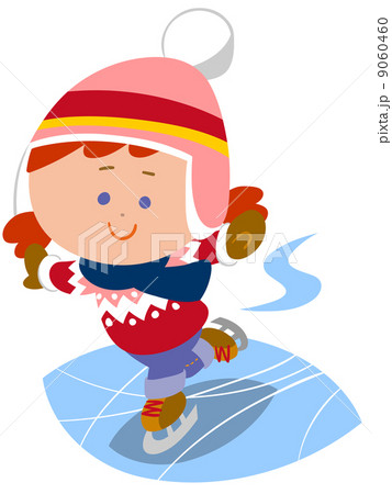 アイススケートを楽しむ女の子  9060460