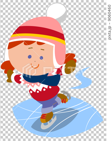 アイススケートを楽しむ女の子  9060460