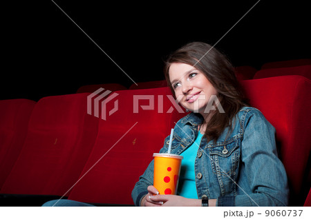 woman in cinema woman in cinema 9060737