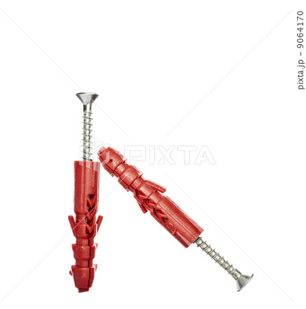 metal screw isolated 9064170